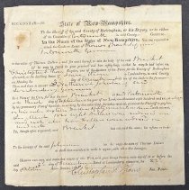 Nathaniel Johnson and Thomas Brackett Writ of Attachment